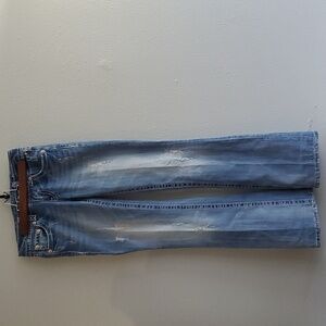 Miss Me Vintage Stitched Boot Cut Jeans Size 27/33